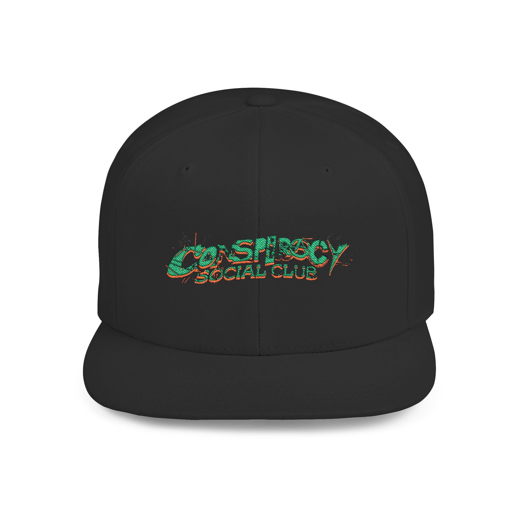 Conspiracy Social Club Flat Bill Snapback Hat